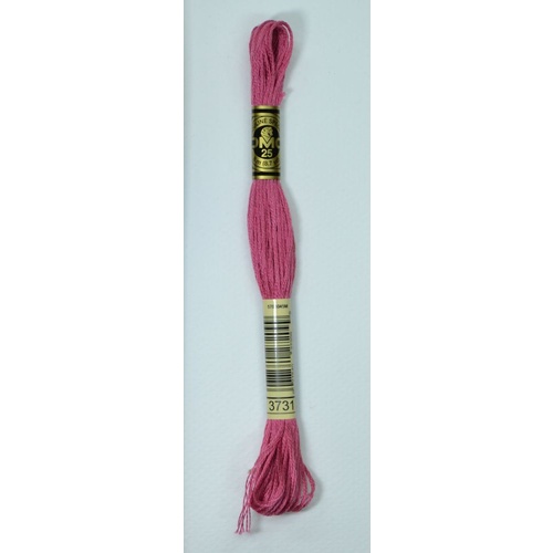 DMC Stranded Cotton #3731 Very Dark Dusty Rose Hand Embroidery Floss 8m Skein