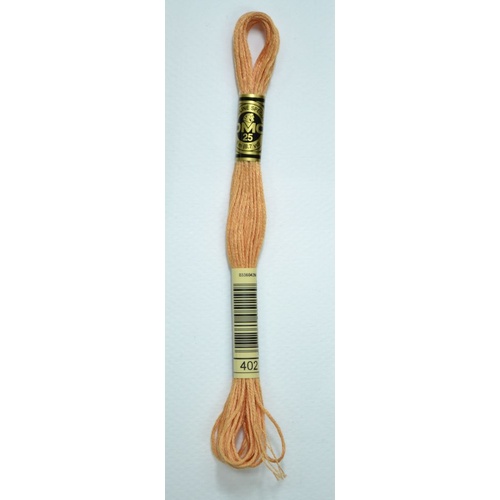 DMC Stranded Cotton #402 Very Light Mahogany Hand Embroidery Floss 8m Skein