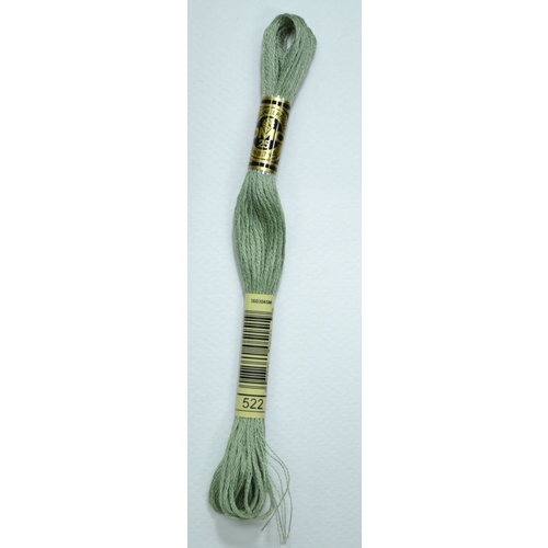 DMC Stranded Cotton #522 Fern Green Hand Embroidery Floss 8m Skein