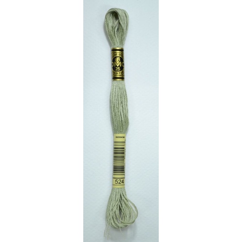 DMC Stranded Cotton #524 Very Light Fern Green Hand Embroidery Floss 8m Skein