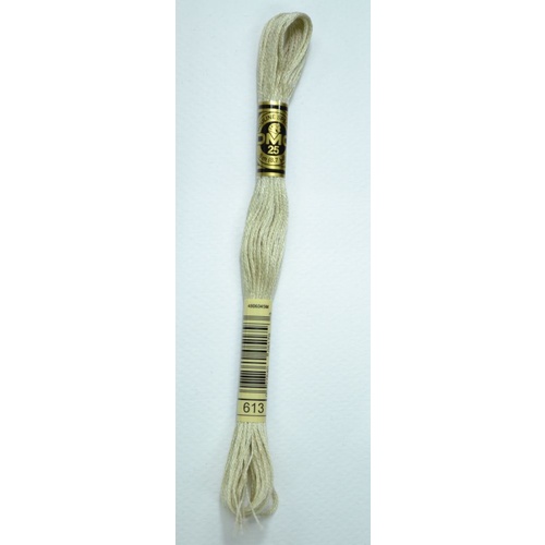DMC Stranded Cotton #613 Very Light Drab Brown Hand Embroidery Floss 8m Skein