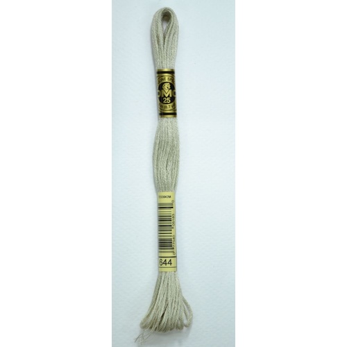 DMC Stranded Cotton #644 Medium Beige Gray Hand Embroidery Floss 8m Skein