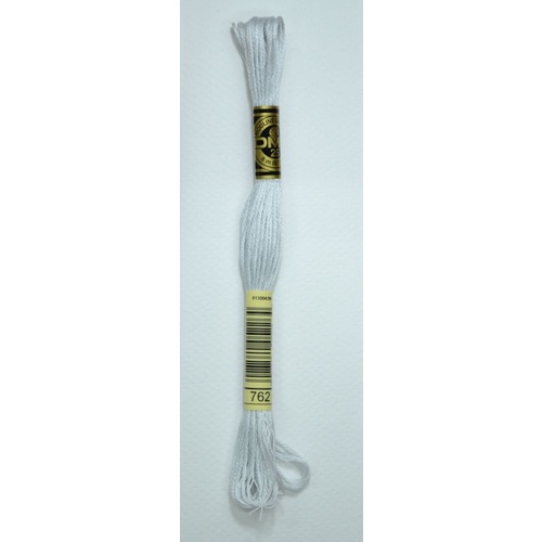 DMC Stranded Cotton #762 Very Light Pearl Gray Hand Embroidery Floss 8m Skein