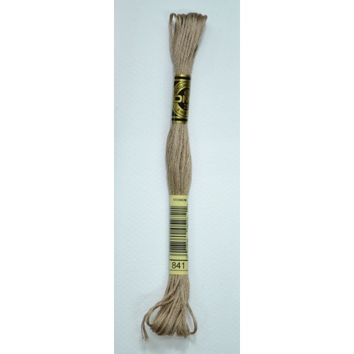DMC Stranded Cotton #841 Light Beige Brown Hand Embroidery Floss 8m Skein