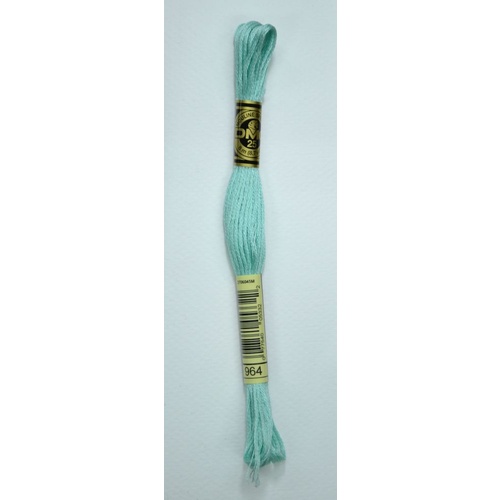 DMC Stranded Cotton #964 Light Seagreen Hand Embroidery Floss 8m Skein
