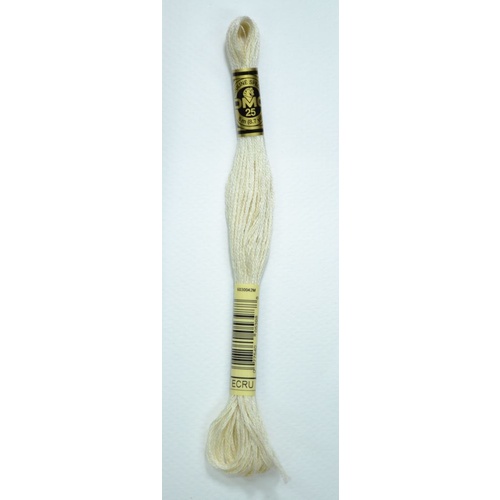 DMC Stranded Cotton #Ecru Hand Embroidery Floss 8m Skein