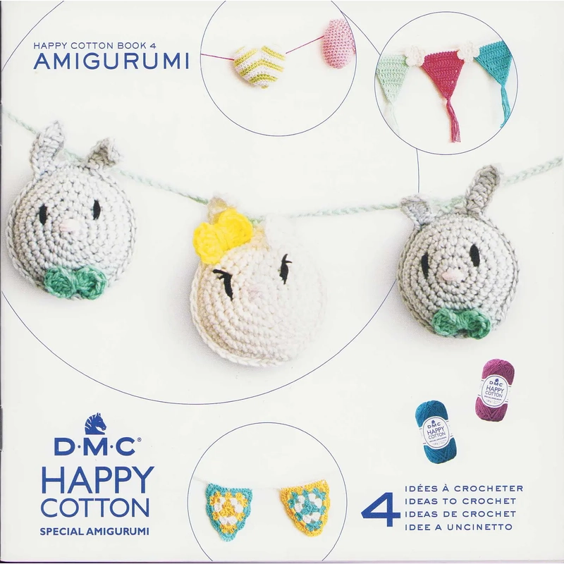 DMC Happy Cotton Book 4, 8 Ideas to Crochet (15695)