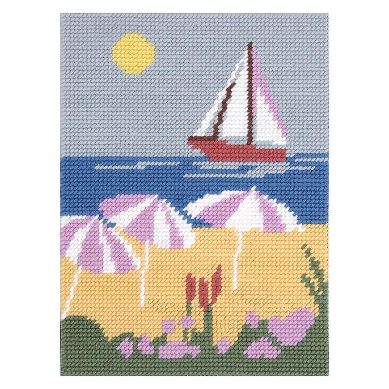 BEACH DMC Printed Canvas 10ct Penelope 16X22cm