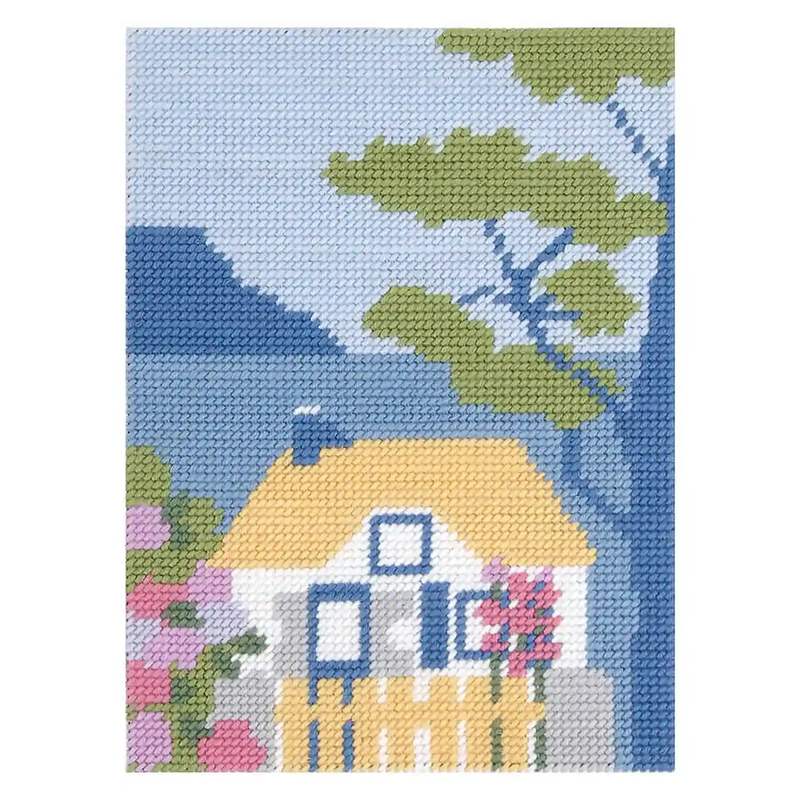 THE COTTAGE DMC Printed Canvas 10ct Penelope 16X22cm