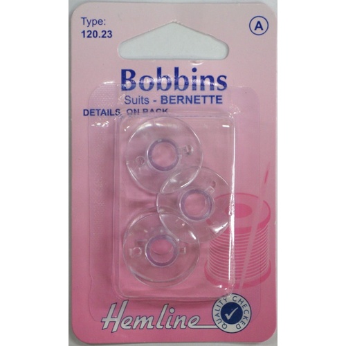Bobbins, Late Models Brother, Singer, Bernette, Pack of 3 Bobbins (120.23)