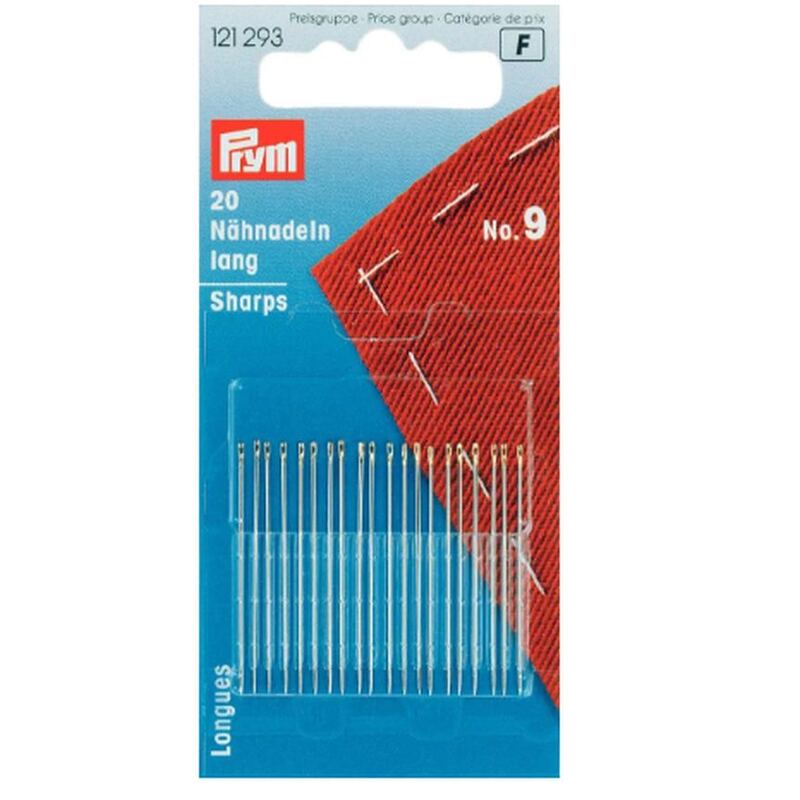 Prym Sewing Needles Sharps, No 9, 0.60 X 34mm