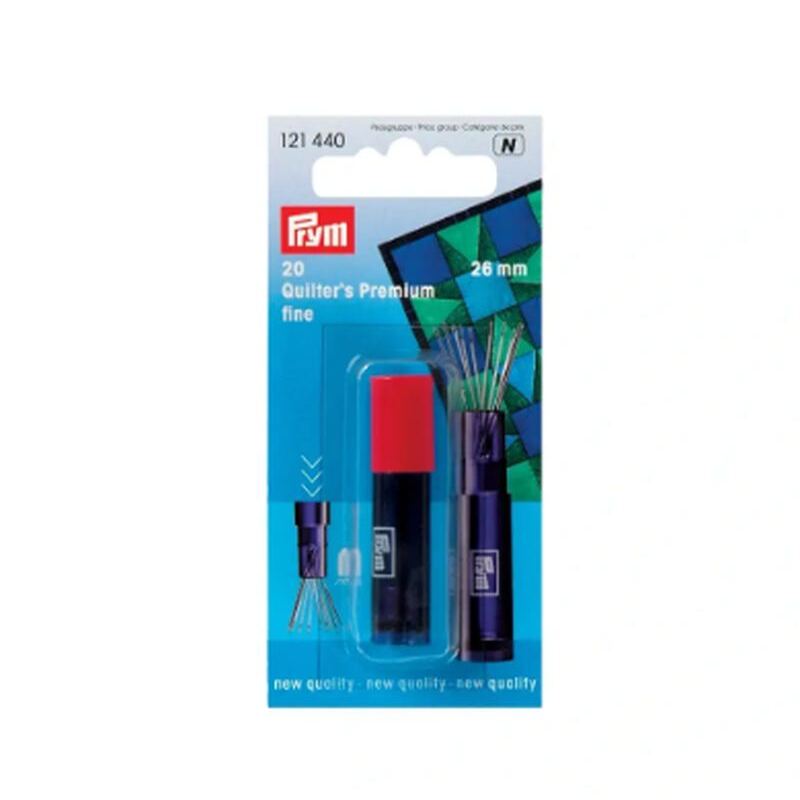 Quilting Sewing Needles With Silver Eye, Fine 0.60 x 26mm by Prym
