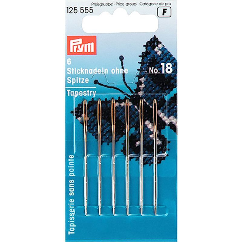 Tapestry Needles With Blunt Point, No. 18, 1.20 x 50mm By Prym