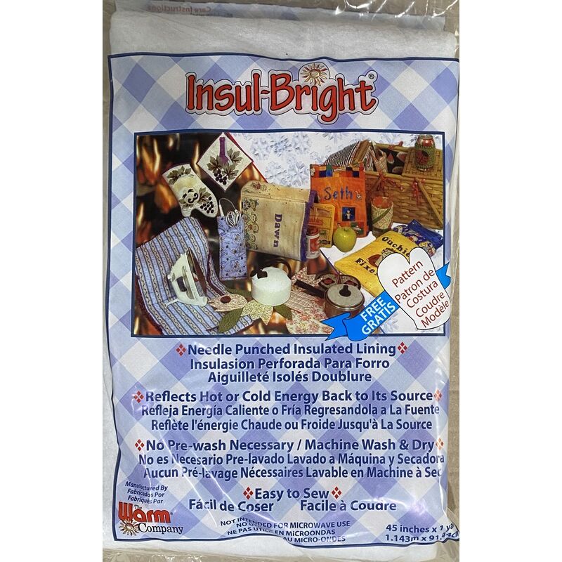 Insul Bright Insulating Material For Sewers & Crafters 114 x 91cm