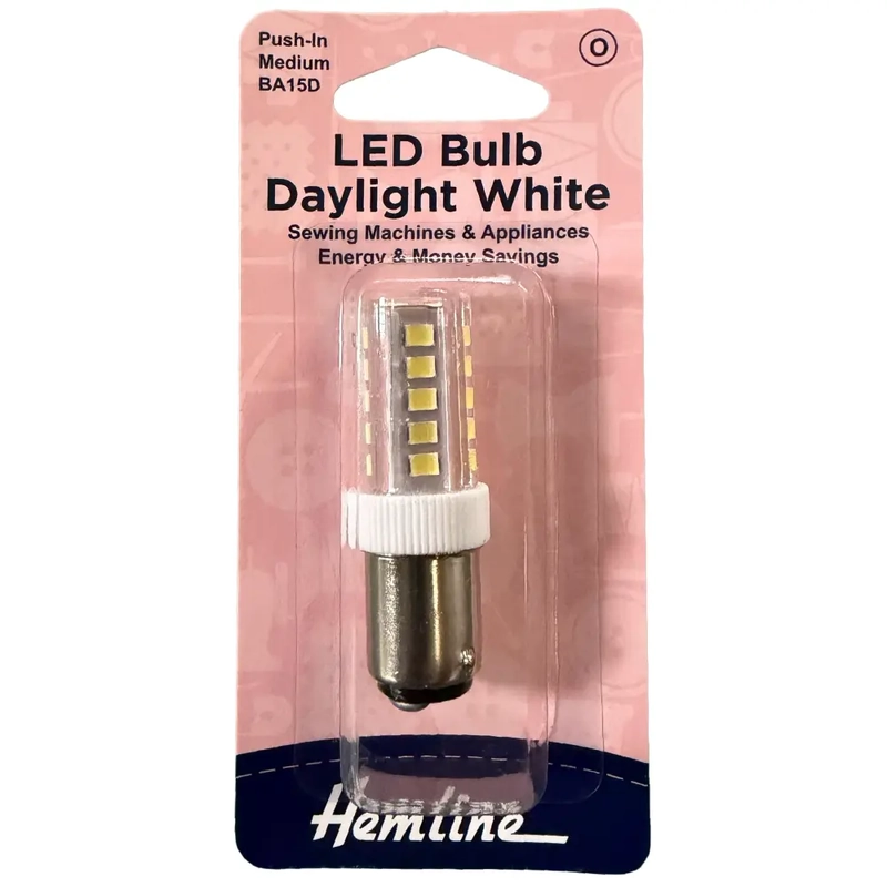 Sewing Machine & Appliance LED Bulb, 22x56mm, SBC Bayonet Medium, 15W, 220V, Type B