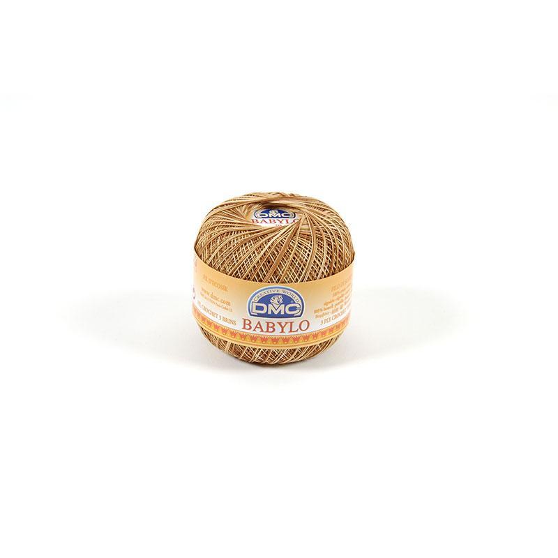 DMC Babylo Size 10, #105 Variegated Tan/Brown Crochet Cotton, 50g Ball