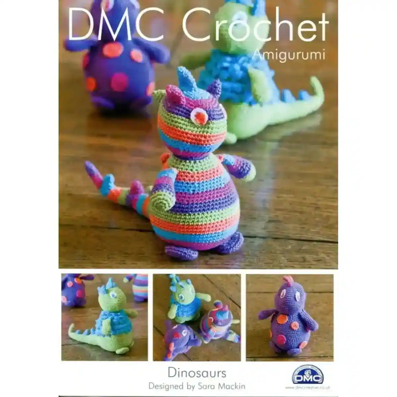 DMC Crochet Pattern Dinosaurs 14899L/2 Leaflet