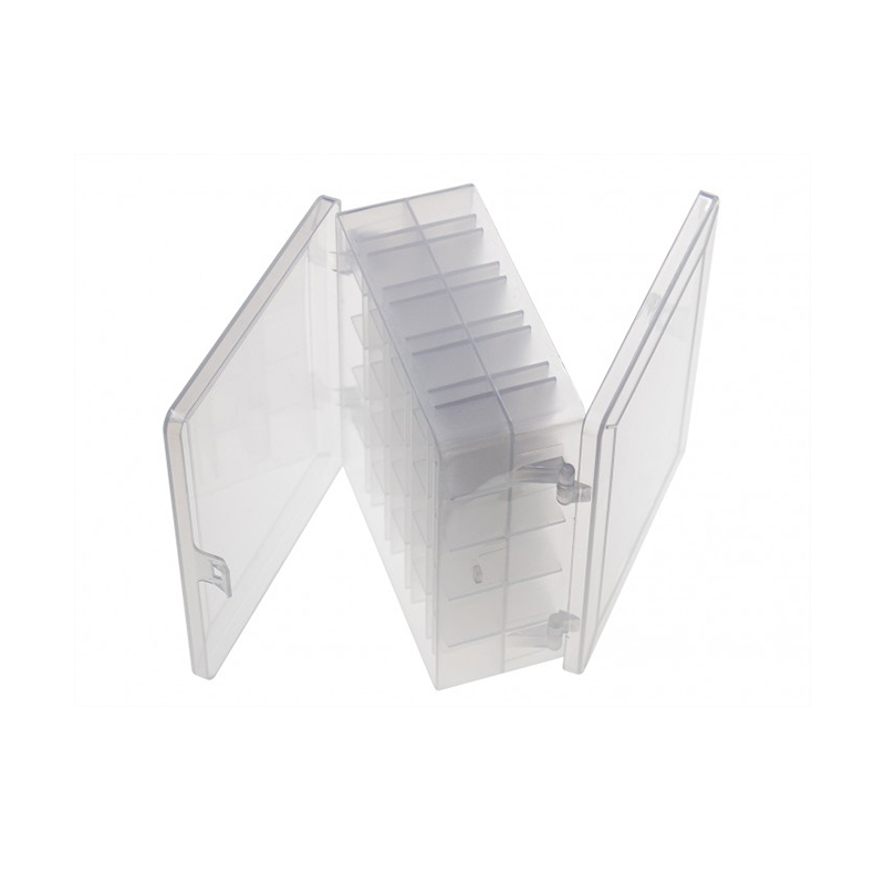 Hemline Double Sided Bobbin Box, Holds 50, EMPTY - NO Bobbins