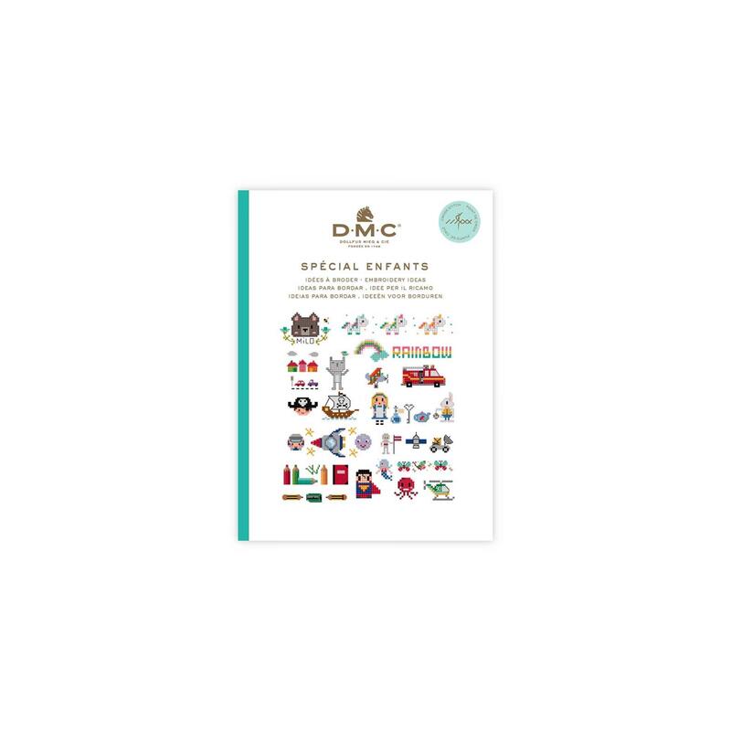 DMC Mini Book, Kids Themed Cross-stitch Embroidery Collection Booklet 15626E