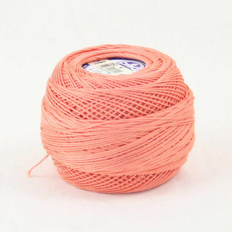 DMC Cebelia 10, #352 Light Coral, Combed Cotton Crochet Thread 50g