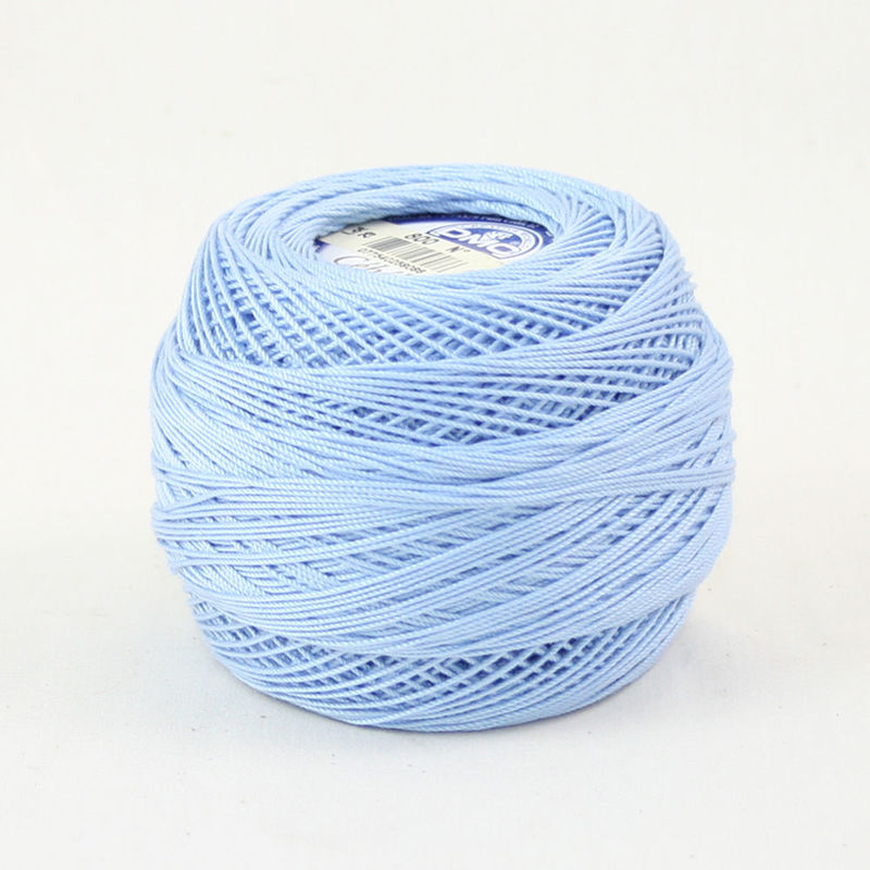 DMC Cebelia 20, #800 Pale Delft Blue, Combed Cotton Crochet Thread 50g