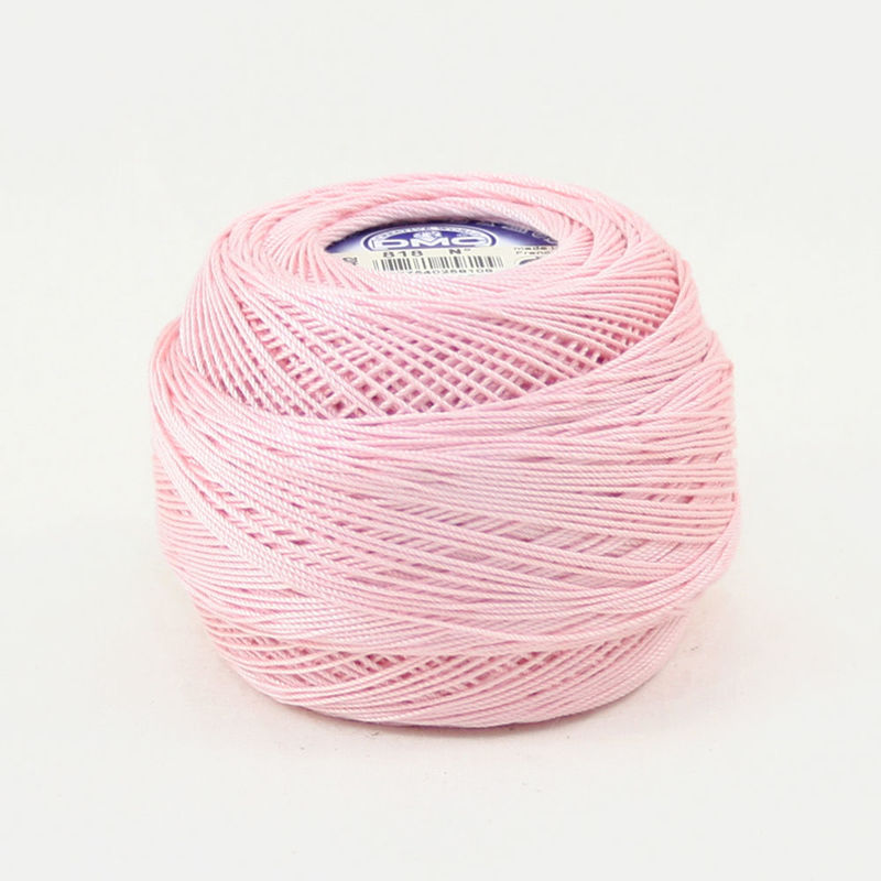 DMC Cebelia 20, #818 Baby Pink, Combed Cotton Crochet Thread 50g