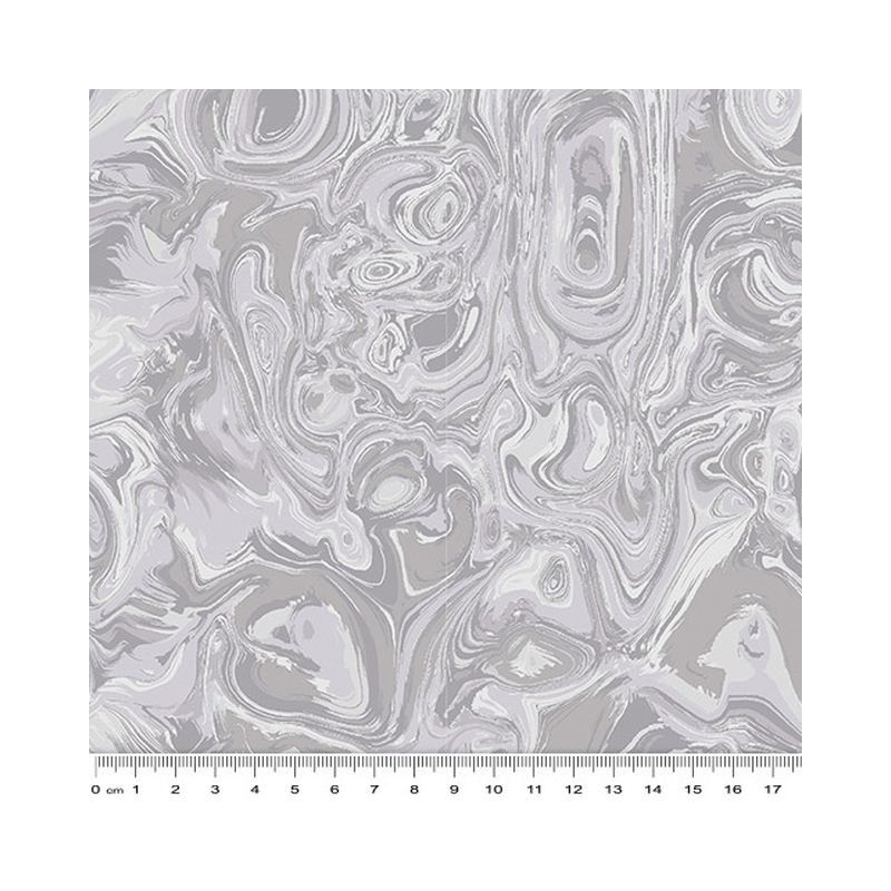 Marbella Grey, 112cm Wide Cotton Fabric