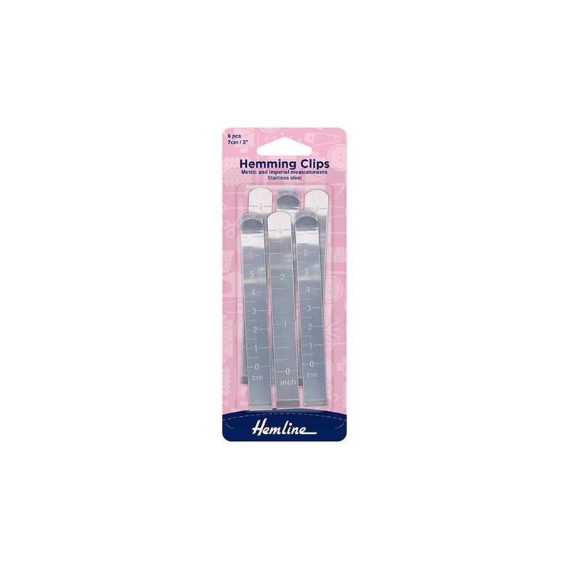 Hemming Clips Stainless Steel, Metric & Imperial Measurements