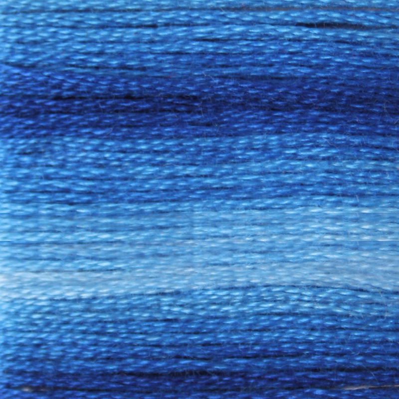 DMC Dentelles Special, Size 80, 97m Ball, #93 VARIEGATED CORNFLOWER BLUE