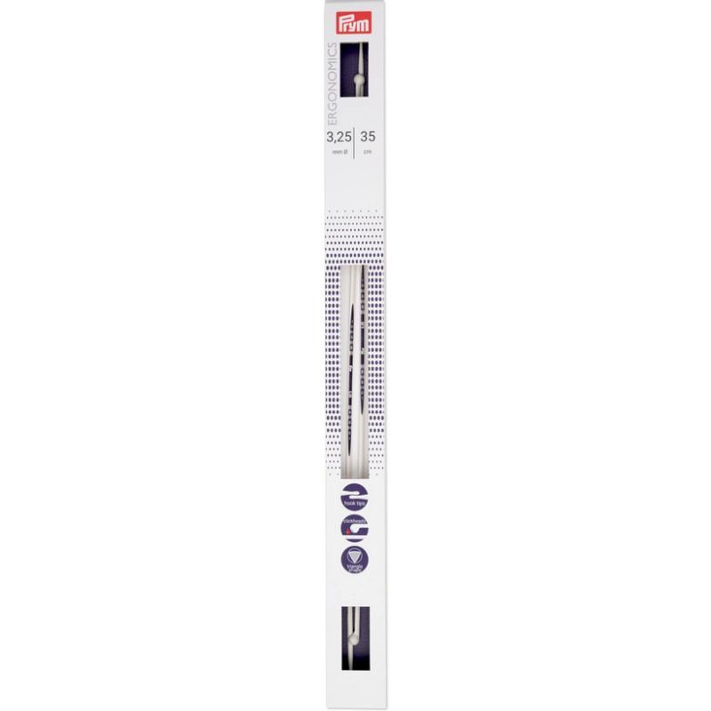 Single-Pointed Knitting Needles 35cm x 3.25mm by Prym.Ergonomics