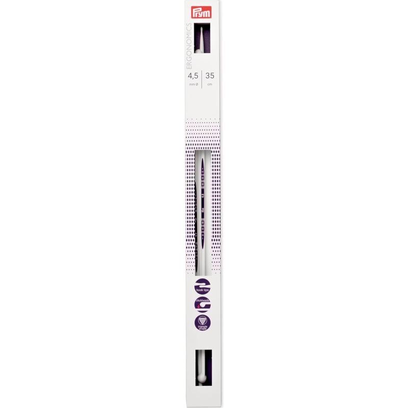 Single-Pointed Knitting Needles 35cm x 4.50mm by Prym.Ergonomics