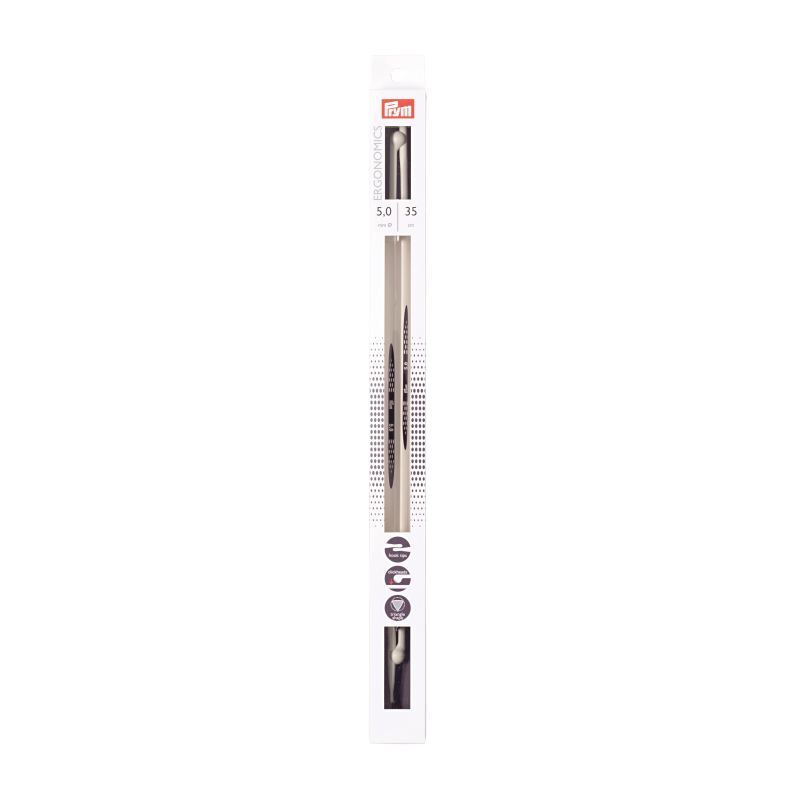 Single-Pointed Knitting Needles 35cm x 5.00mm by Prym.Ergonomics