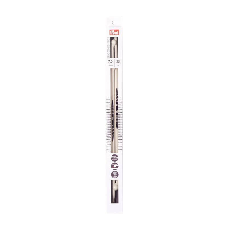 Single-Pointed Knitting Needles 35cm x 7.00mm by Prym.Ergonomics