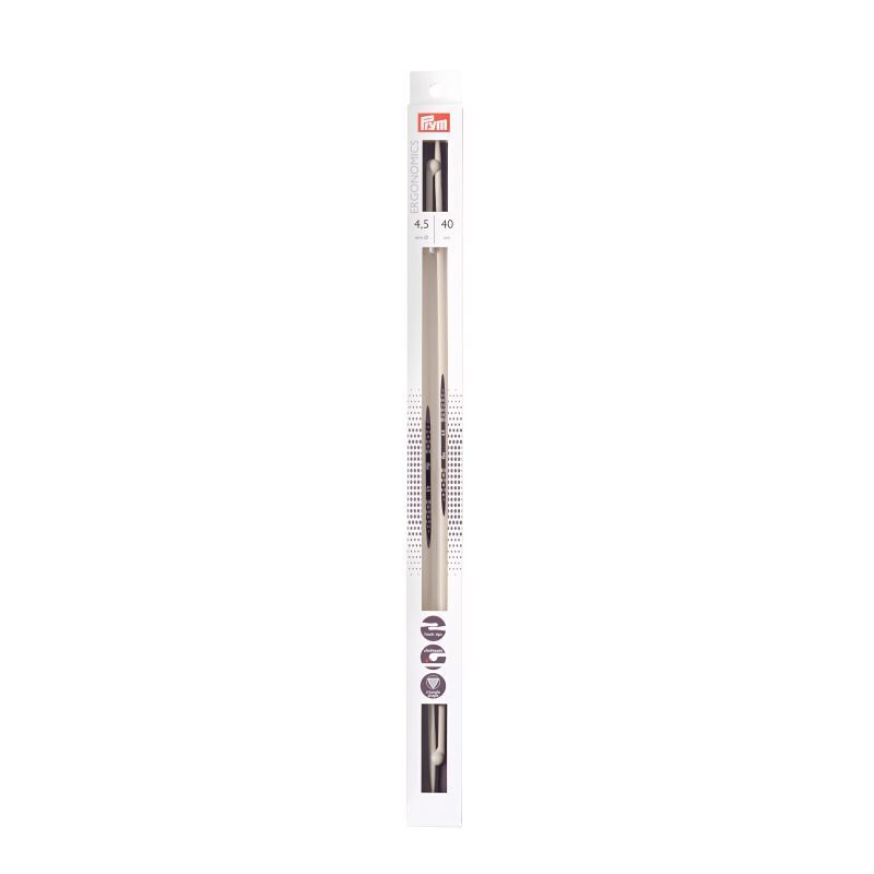 Single-Pointed Knitting Needles 40cm 4.50mm by Prym.Ergonomics