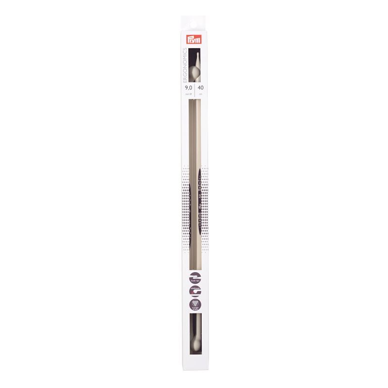 Single-Pointed Knitting Needles 40cm x 9.00mm by Prym.Ergonomics