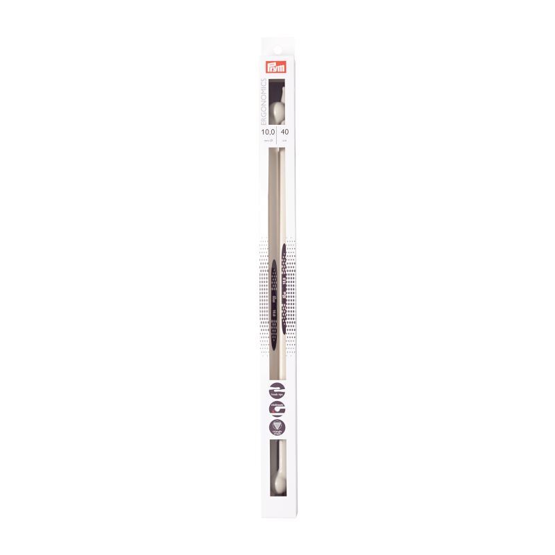 Single-Pointed Knitting Needles 40cm x 10.0mm by Prym.Ergonomics