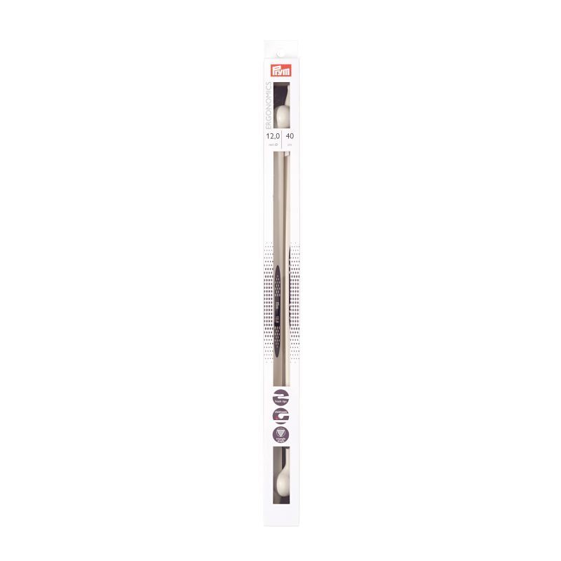 Single-Pointed Knitting Needles 40cm x 12.0mm by Prym.Ergonomics