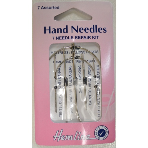 Home Needle Repair Kit, 7 Needles, Mattress, Tent, Book, Sack, Carpet & Fur