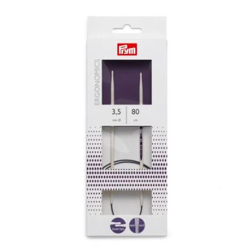 80cm x 3.50mm Circular Knitting Needle by Prym.Ergonomics