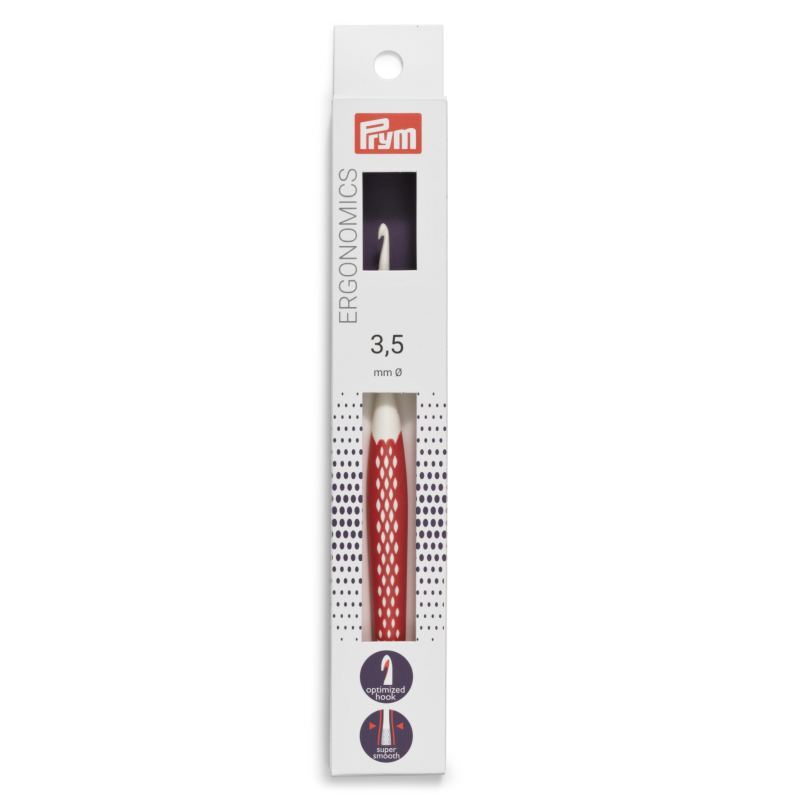 Crochet Hook 16cm x 3.5mm By Prym.Ergonomics