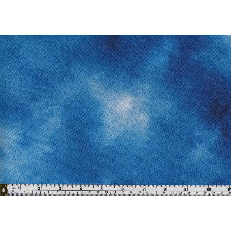 42cm REMNANT RJR Fabrics #2415-2, 100% Cotton, Danscapes 2015, BLUE, 110cm Wide
