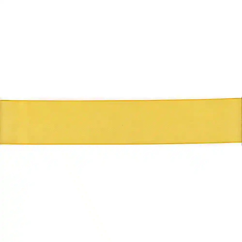 Organza Ribbon 38mm YELLOW GOLD Sealed Edge Per 10 Metres