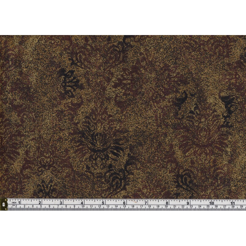 RJR Fabrics #2799 Casa Blanca, Cotton, #2 Brown-Khaki, 110cm Wide PER Metre