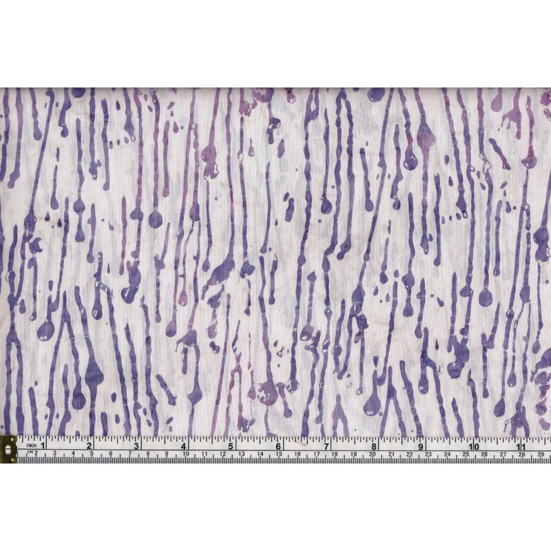 RJR Fabrics #2808 Blossom Batik, Cotton, #3 Purple, 110cm Wide PER Metre