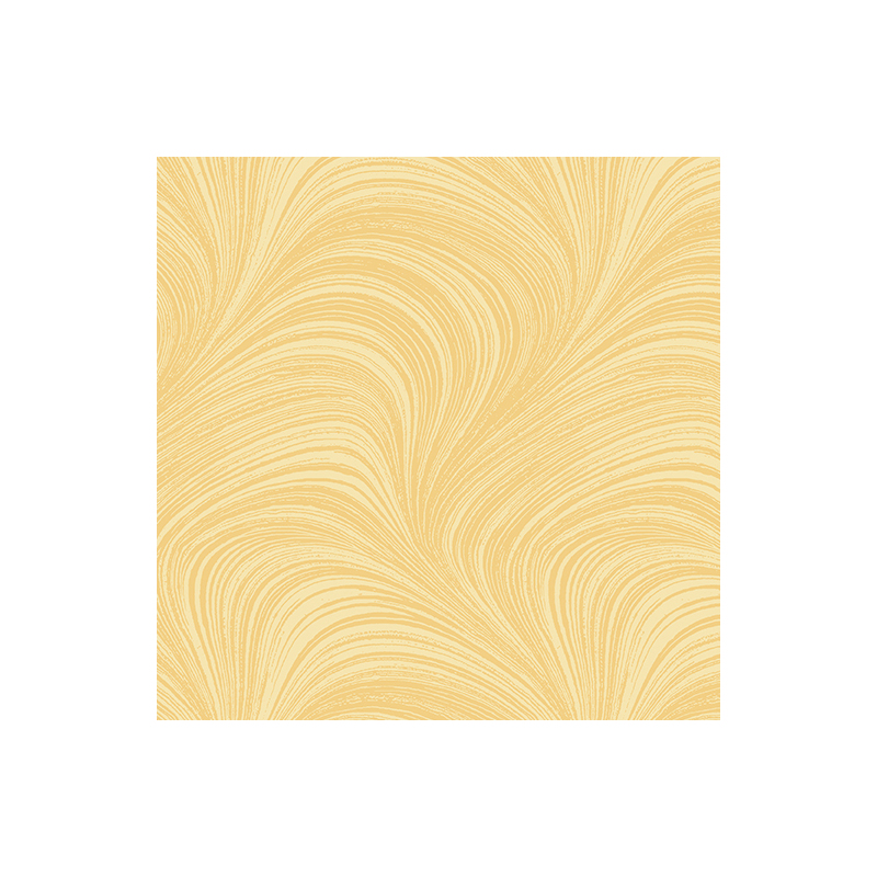 Wave Texture Yellow(30) Quilt Backing Fabric, 275cm wide, 100% Cotton PER METER
