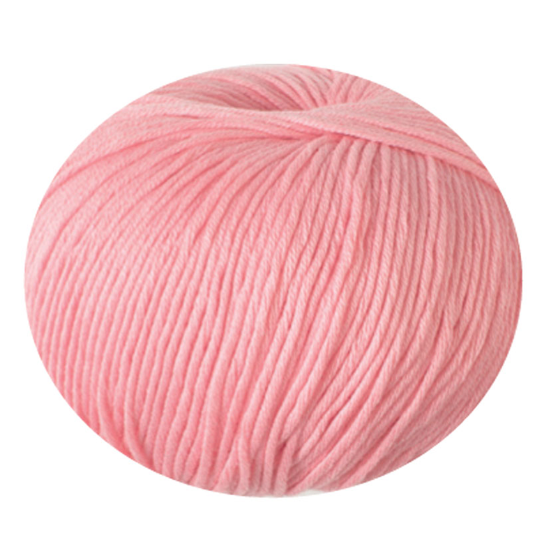 DMC Natura Yummy 100% Cotton 4 Ply Crochet & Knitting Yarn, 50g Ball, Colour 98, Mid Pink