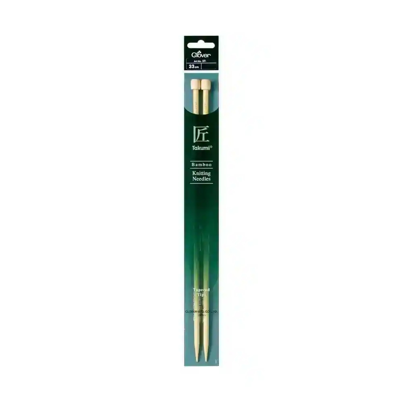 Clover Takumi 33cm x 6.50mm Bamboo Knitting Needles