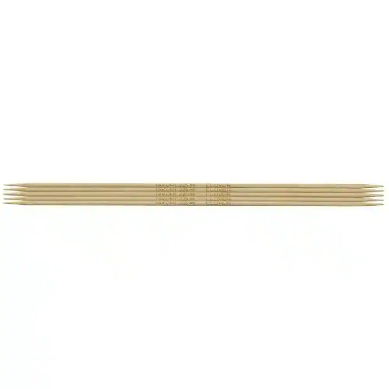 Clover 16cm 2.25mm Takumi Double Pointed Knitting Needles Pkt of 5