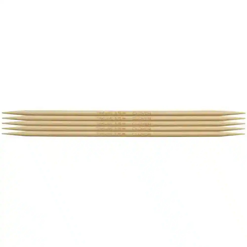 Clover 16cm 3.75mm Takumi Double Pointed Knitting Needles Pkt of 5