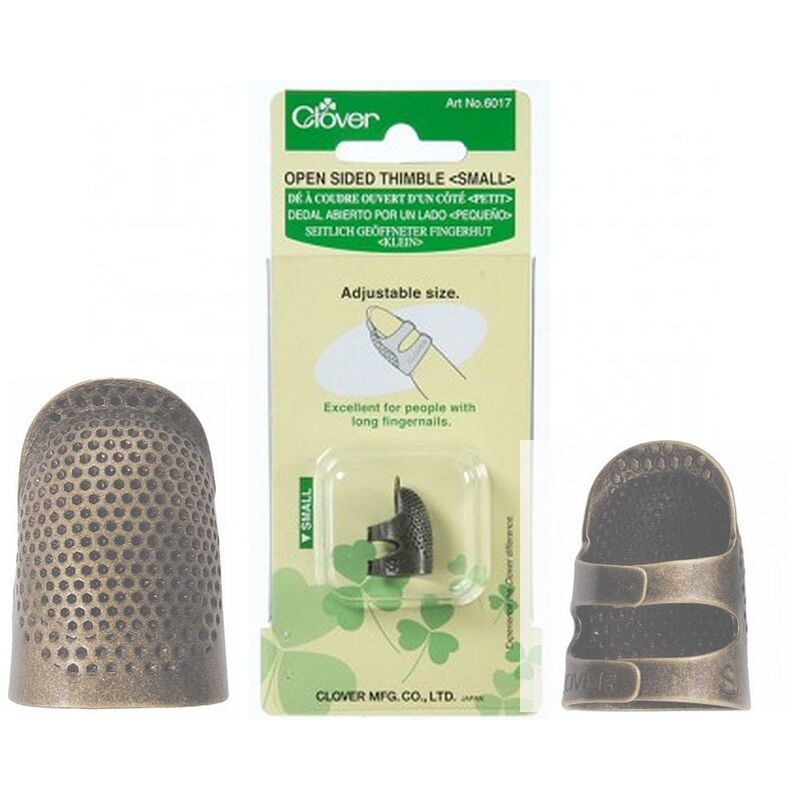 Clover Open Sided Thimble Small #6017 (EP)